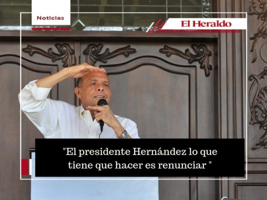 Las frases de la oposición de Honduras para exigir renuncia de JOH