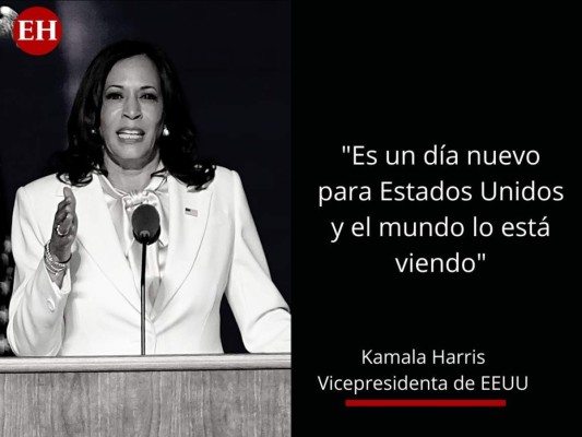 Las primeras frases de Kamala Harris como vicepresidenta Kamala Harris