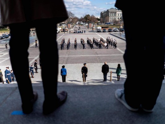 Ensayos de la toma de posesión de Joe Biden en imágenes