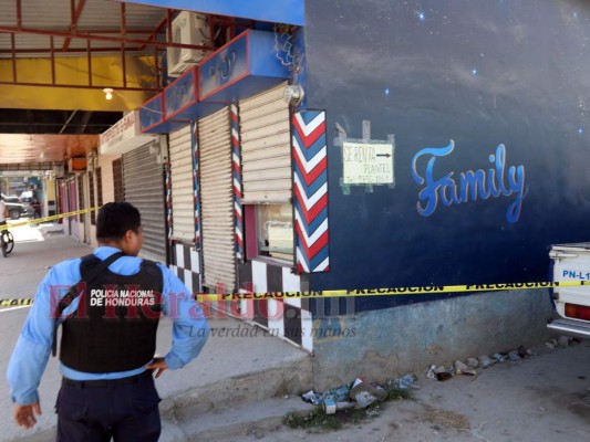 Dolor y llanto: matan a barbero dentro de su negocio en Choloma