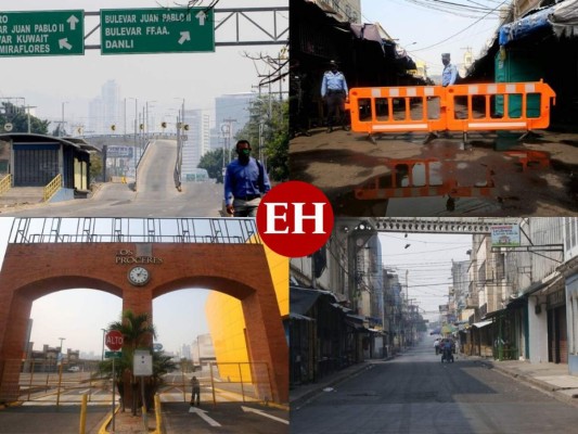 FOTOS: Sin gente ni bulla, desoladas lucen las calles de la capital