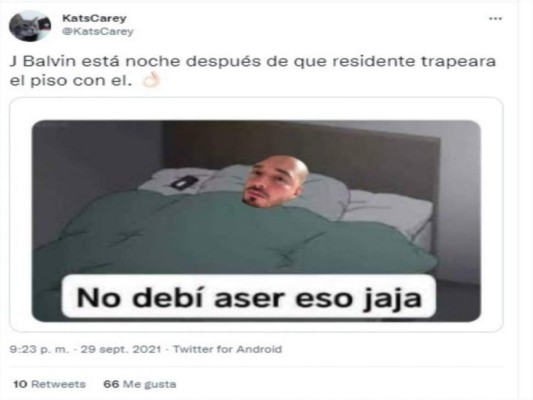 Avalancha de memes contra J Balvin tras mensaje de Residente por los Grammy