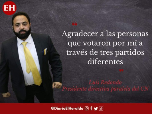 'Nosotros vamos a ser luz': frases de Luis Redondo, presidente de la directiva paralela del CN