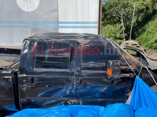 FOTOS: Así quedó el vehículo del alcalde capitalino 'Tito' Asfura tras aparatoso accidente