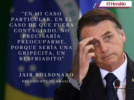 Las desafortunadas frases de Jair Bolsonaro sobre el coronavirus