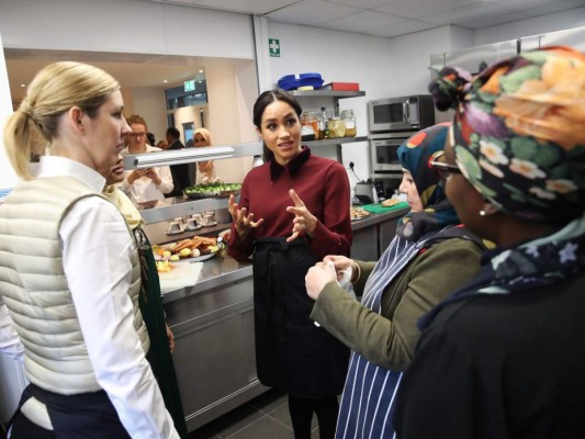 La Duquesa de Susex, Meghan Markle muestra sus dotes en la cocina