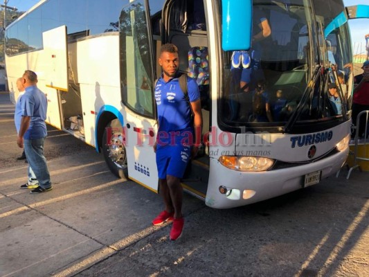 FOTOS: Así fue la llegada de Honduras al Estadio Nacional para enfrentar a Puerto Rico