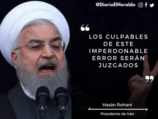 'Serán juzgados' y 'hubiera preferido morir': frases de autoridades iraníes tras derribo de avión ucraniano