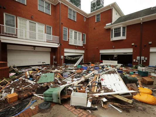 Los destrozos que deja hasta el momento la tormenta Florence