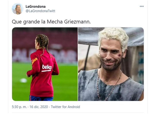 La Chilindrina y Jar Jar Binks: los memes que dejó el look de Antonie Griezmann