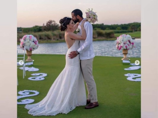 Así fue la boda de Edrick Menjívar, portero del Olimpia, con la guapa Takashi McNab