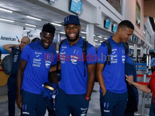 FOTOS: Así viajó la Selección de Honduras a Martinica para disputar la Liga de Naciones de Concacaf   