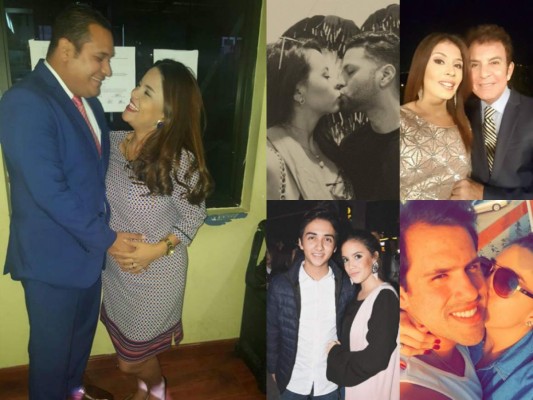 Las parejas más románticas y famosas de Honduras este 2016