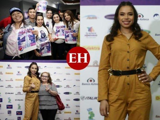 FOTOS: Así fue el cariño que recibió Angie Flores de sus fanáticos