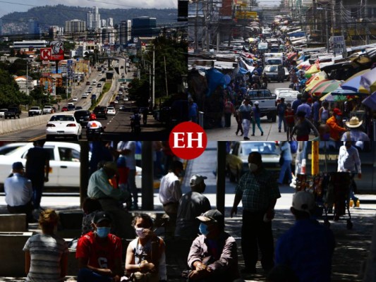 Masiva afluencia de personas durante circulación de dos dígitos (FOTOS)