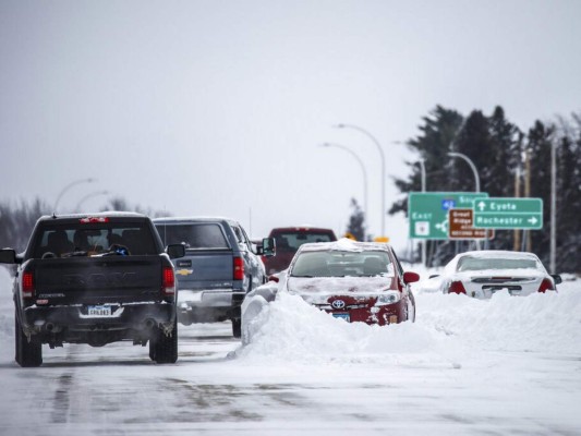 Cae nieve en Las Vegas por primera vez en una década