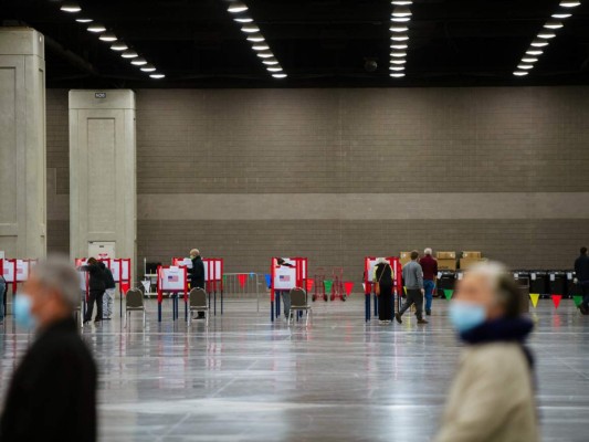 Las imágenes del ambiente electoral en Estados Unidos