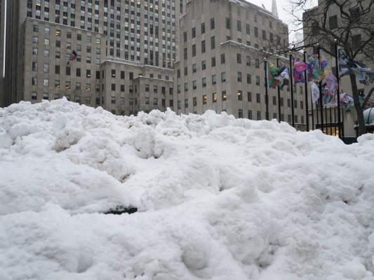 Las imágenes más impresionantes de la nevada en Nueva York