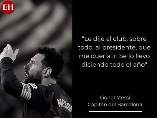 Frases impactantes de Messi tras confirmar que no se va del Barcelona