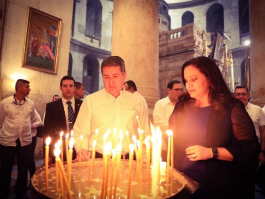 La visita de Juan Orlando Hernández a Jerusalén en 11 fotos