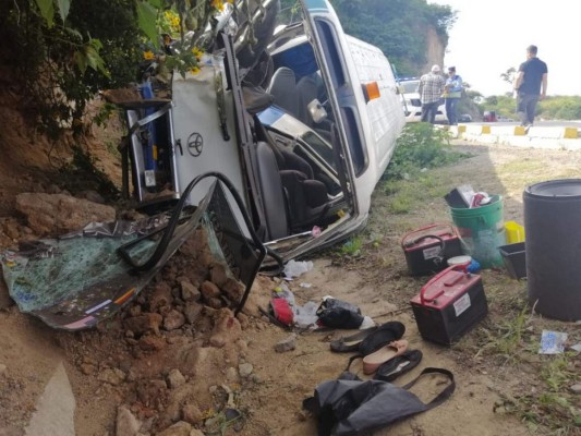 FOTOS: Los últimos cinco accidentes que han bañado de sangre la carretera al sur de Honduras