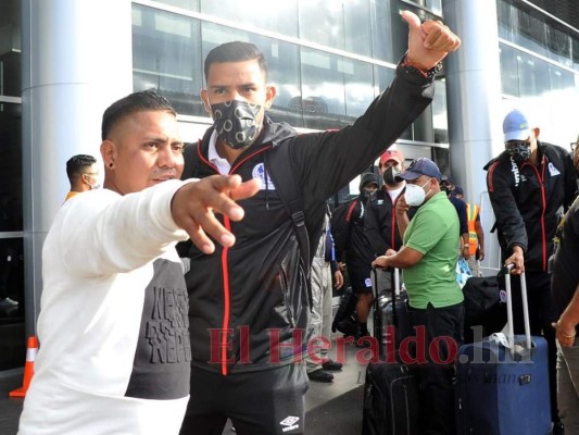 FOTOS: Así fue la llegada de Olimpia a Tegucigalpa tras su eliminación de la Concachampions