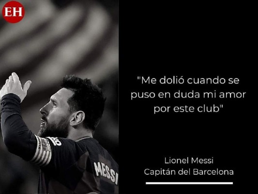 Frases impactantes de Messi tras confirmar que no se va del Barcelona