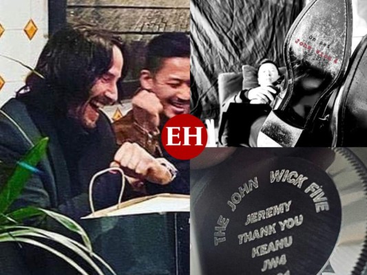 El increíble regalo de Keanu Reeves a los dobles de riesgo de su película (FOTOS)