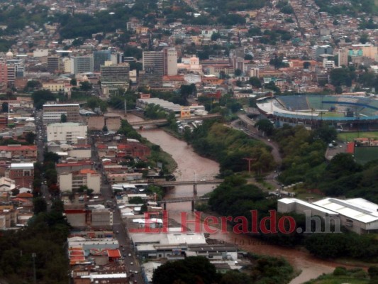 FOTOS: Así se ve desde lo alto la capital de Honduras tras golpe de Eta