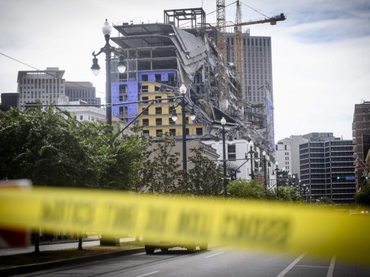 FOTOS: Así quedó el hotel donde tres hondureños salieron heridos tras derrumbe