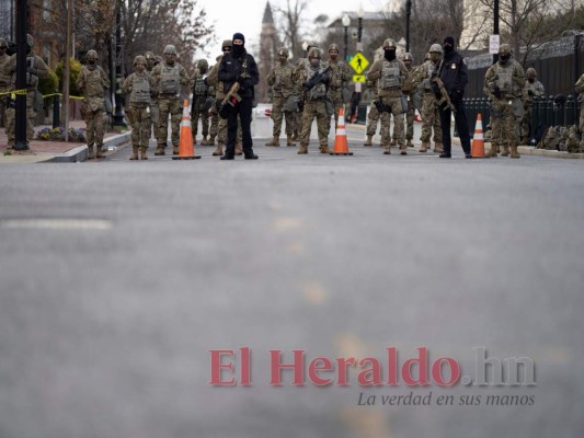 Calles cerradas y 25 mil soldados, las medidas de seguridad en la investidura de Biden