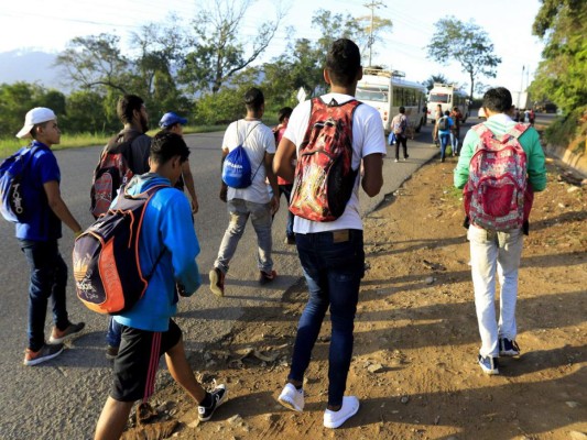 FOTOS: Así avanza la nueva caravana migrante rumbo a EE UU