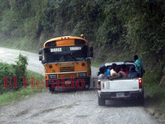 Con sus familias y a expensas del peligro: así ingresan haitianos por puntos ciegos a Honduras