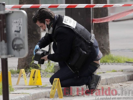 Las imágenes del tiroteo en París frente a un hospital que causó momentos de pánico