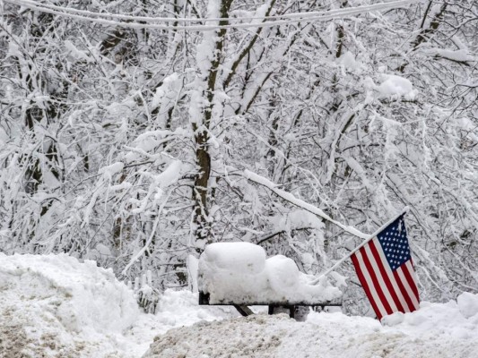 Las imágenes más impresionantes de la nevada en Nueva York