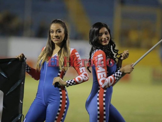 Bellezas que adornan los estadios en los partidos de la jornada 8 de la Liga Nacional