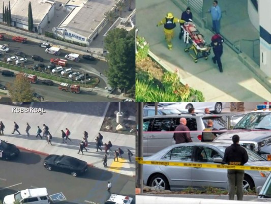 Las primeras imágenes del tiroteo en secundaria de Los Ángeles