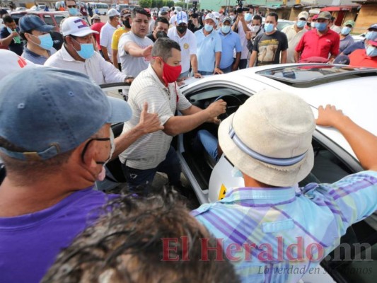 Colapsada la capital durante protesta de transportistas este lunes