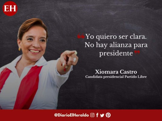 Las frases de Xiomara Castro y Yani Rosenthal al afirmar que alianza es 'inminente'