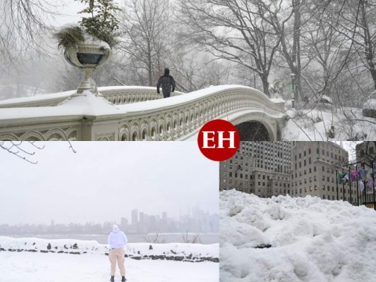 Las imágenes más impresionantes de la nevada en Nueva York