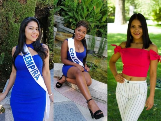 Las bellas concursantes del Miss Independencia Honduras-Madrid 2019