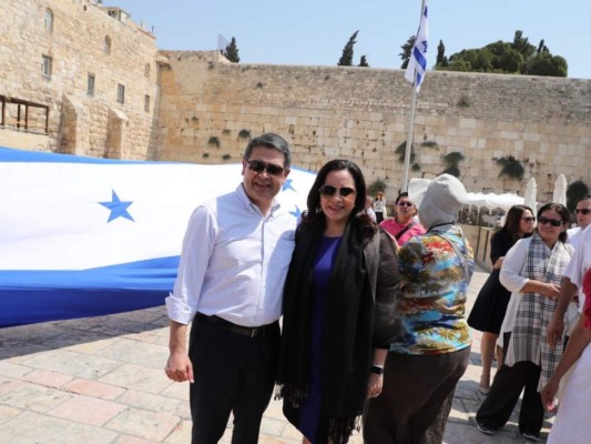 La visita de Juan Orlando Hernández a Jerusalén en 11 fotos