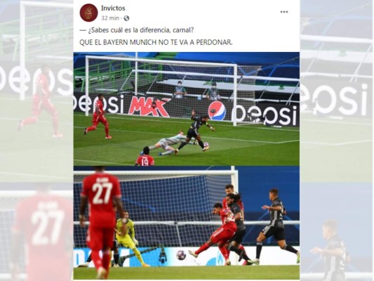 Los divertidos memes que dejó la victoria 3-0 del Bayern sobre el Lyon