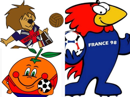 Así son las mascotas de todos los mundiales de fútbol de la historia