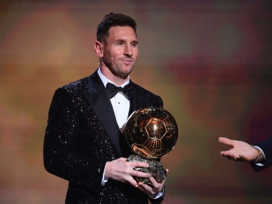 Así vivió Messi la entrega de su séptimo Balón de Oro (Fotos)