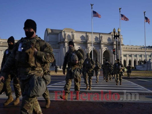 Calles cerradas y 25 mil soldados, las medidas de seguridad en la investidura de Biden