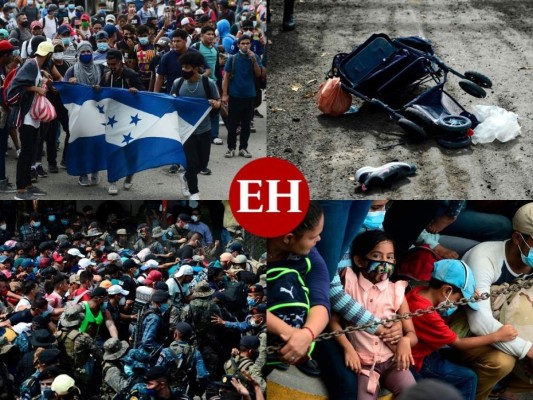 ¿Qué se sabe de la caravana migrante que avanza hacia Estados Unidos? (Fotos)