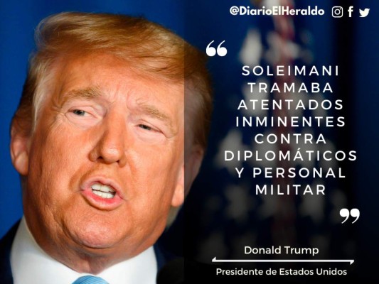 Las polémicas frases de Trump tras dar la orden de matar a Soleimani