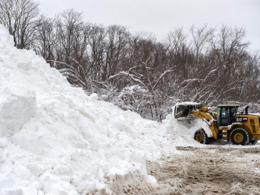 Las imágenes más impresionantes de la nevada en Nueva York