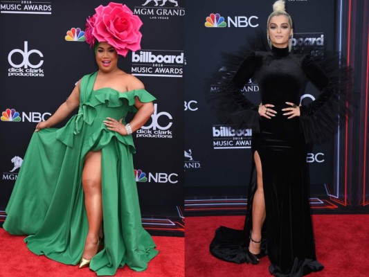 Los extravagantes vestidos de las famosas en la alfombra roja de los premios Billboard 2018